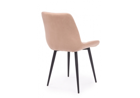 Стул на металлокаркасе Челси 360 К бежевый (zd 210), черный np