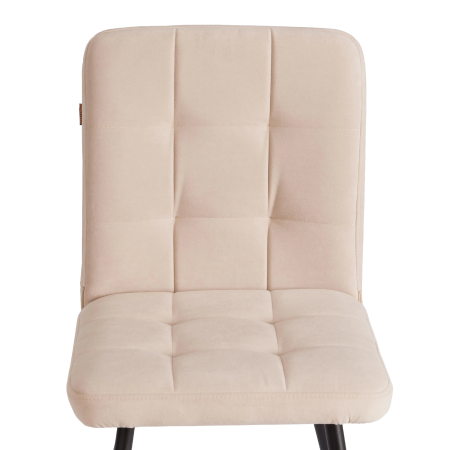 Стул обеденный Medeo бежевый велюр