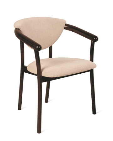 Кресло венское "Виенна" темный тон, бежевый М02 Кресло венское "Виенна" темный тон, бежевый М02