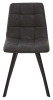 Стул CHILLI SQUARE RU-08 антрацит, PU, черный каркас