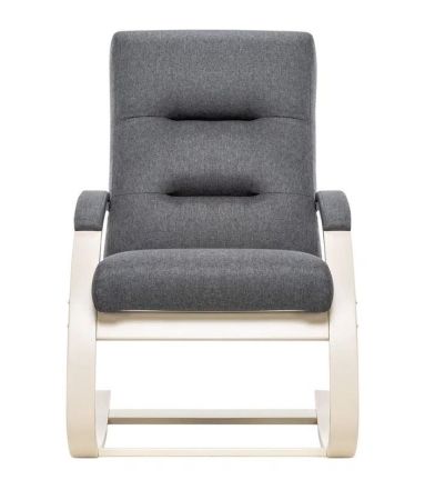 Кресло-качалка Милано слоновая кость и ткань мальмо 95