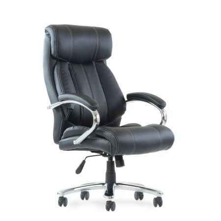 Кресло для руководителя K-303 черная экокожа