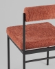 Стул обеденный Балла букле коралловый