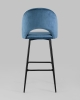 Стул барный Меган SN велюр пыльно-синий