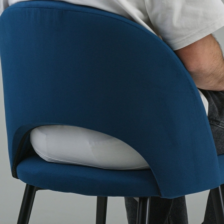 Стул Джексон синий велюр velutto 54