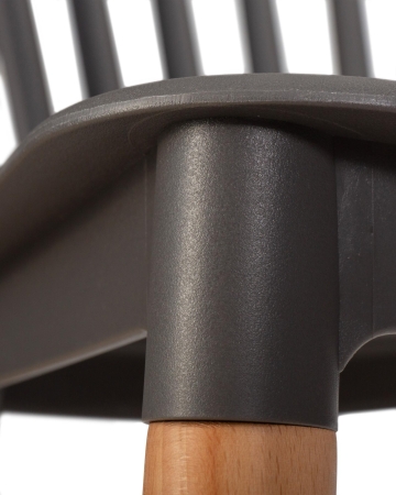 Набор 4 шт Стул обеденный THEO, ножки светлый бук темно-серый (GR-04)