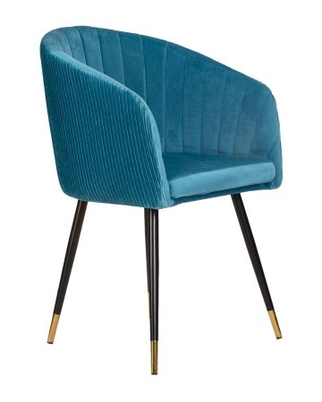 Стул обеденный MARY морская волна велюр 1922-7