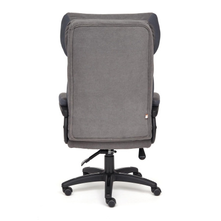 Кресло DUKE флок и ткань, серый