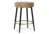 Полубарный стул Plato темно-бежевый