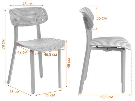 Стул JOLLY (mod. XRB-096-B2) черный