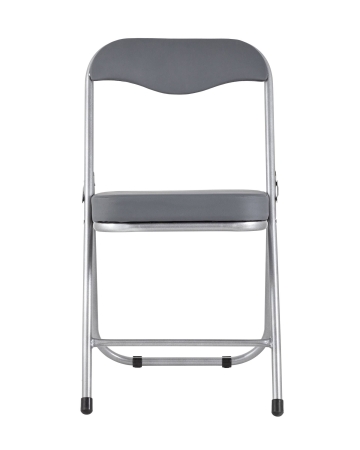 Стул складной ДЖОН металлик, серый