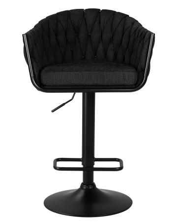 Стул барный LEON черная ткань LAR-275-50