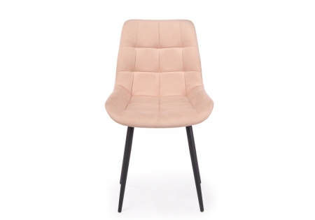 Стул на металлокаркасе Челси 360 К бежевый (zd 210), черный np