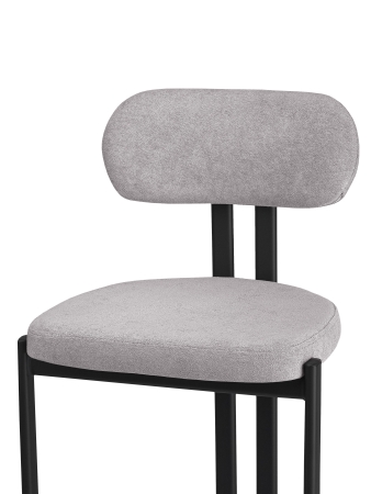 Стул для кухни Атом серый букле MOSS 960