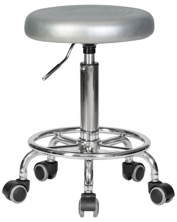 Табурет мастера BILLY серебрянный Табурет мастера BILLY серебрянный