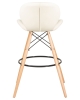 Стул барный BUTTERFLY BAR ножки светлый бук, кремовый