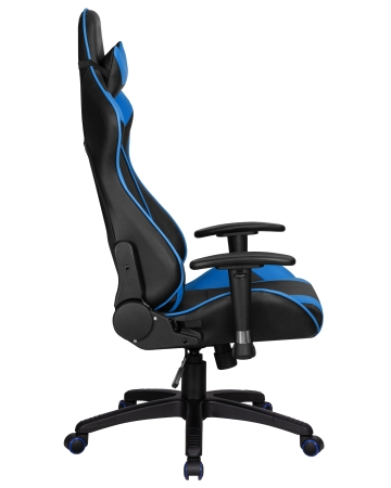 Кресло игровое BRIAN черно-синяя экокожа