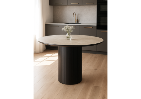 Керамический стол Гравент 110 avenue grey sahara, черный