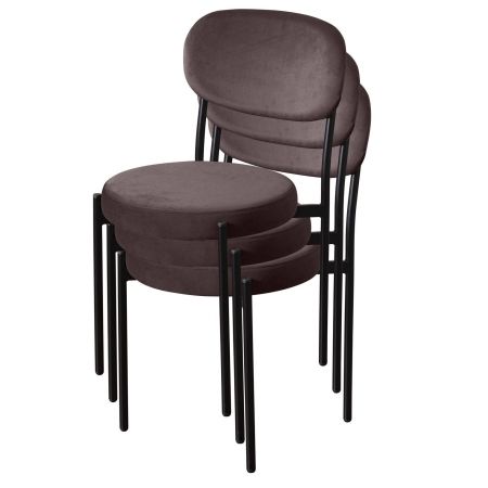 Стул Mason бархат антрацит