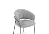 Стул на металлокаркасе Лео серый brendy monsoon 22, серый