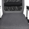 Кресло PROFIT, ткань, серый и черный