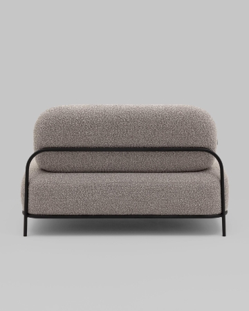 Диван Стоун new ткань букле серо-бежевый Диван Стоун new ткань букле серо-бежевый