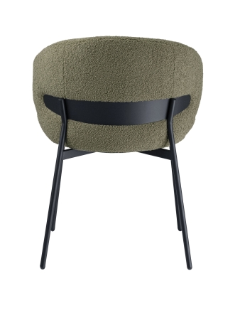 Стул для кухни SOLIS зеленый экомех HUSH 617