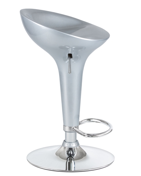 Стул барный BOMBA серебряный металлик Стул барный BOMBA серебряный металлик