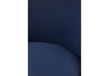 Барный стул Джама темно-синий, черный матовый
