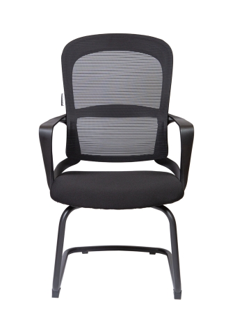 Кресло офисное Play CF черный, ткань и пластик и металл, мягкое сиденье, с подлокотниками