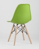 Стул Eames Style DSW зеленый (разборный каркас)