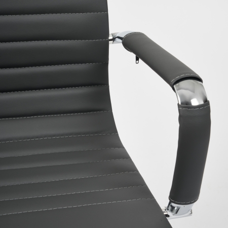 Кресло URBAN экокожа, металлик