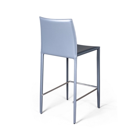 Стул полубарный Rolf кожа антрацит