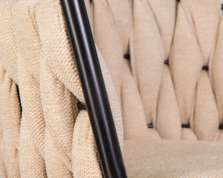 Набор 2 шт Стул барный LEON, бежевая ткань (LAR 275-1)