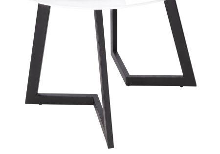 Стол Алингсос белая шагрень, белый