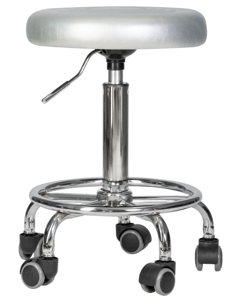 Табурет мастера BILLY серебрянный