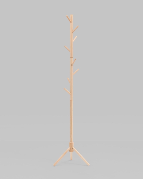 Вешалка напольная Hook Светлое дерево