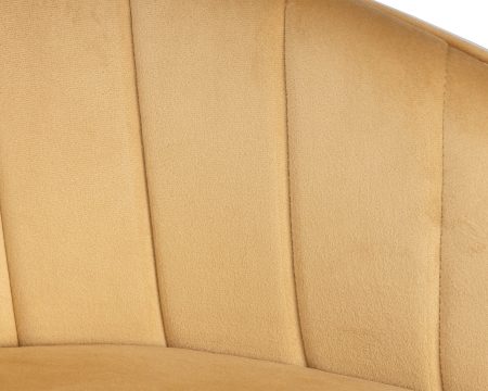 Стул барный DARCY золотой, песочный велюр 1922-3