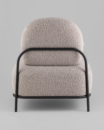 Кресло Стоун new ткань букле серо-бежевый