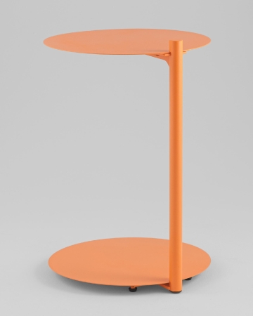 Журнальный столик Siara металл оранжевый