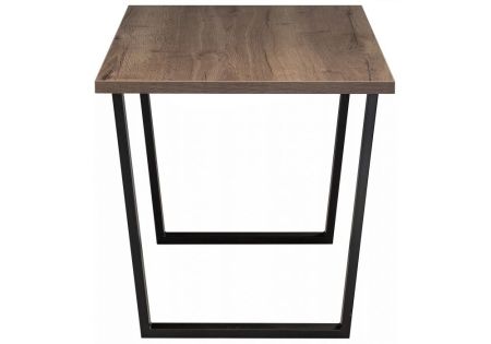 Стол деревянный Эльпатия 110 дуб велингтон, черный матовый