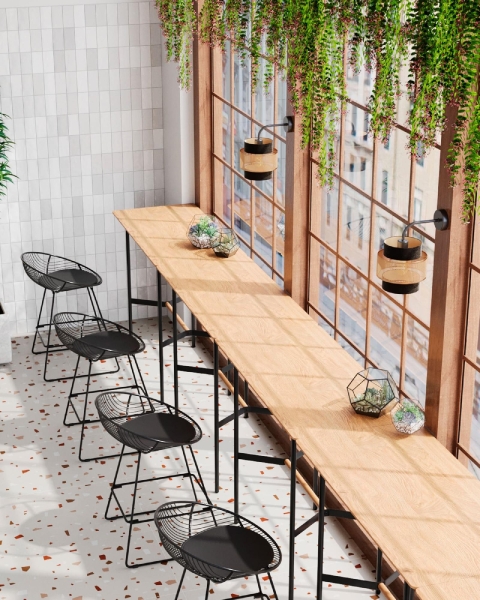 Стул полубарный UFO черный с черной подушкой Стул полубарный UFO черный с черной подушкой