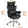Кресло Комфи Хр/Comfy Cr черный фото в интернет-магазине Stoolmarket