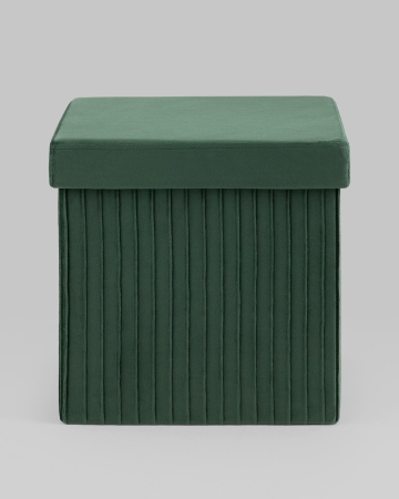 Пуф складной с ящиком Store Square зеленый Пуф складной с ящиком Store Square зеленый