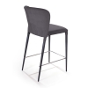 Полубарный стул Albert, бархат антрацит Полубарный стул Albert, бархат антрацит