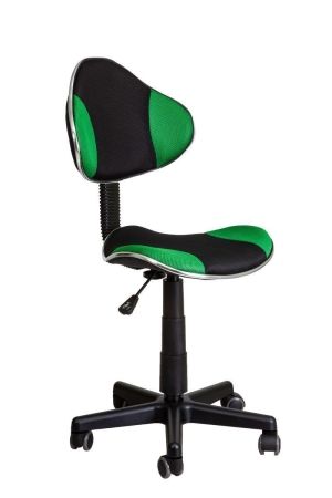 Кресло поворотное Miami, зеленый + черный, сетка