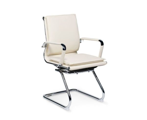 Кресло офисное Харман CF ivory слоновая кость экокожа