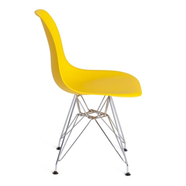 Стул Secret De Maison CINDY IRON CHAIR EAMES (mod. 002) металл, пластик, желтый