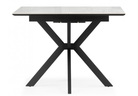 Керамический стол Гардинг 100(130)x70 серый, черный