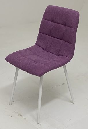 Стул CHILLI UF860-15B сияющая орхидея ткань, белый каркас